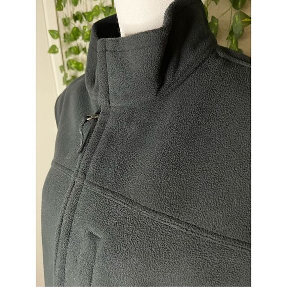 Duluth Trading Co. Black Full-Zip Sleeveless Fleece Vest Size XL - Picture 3 of 5